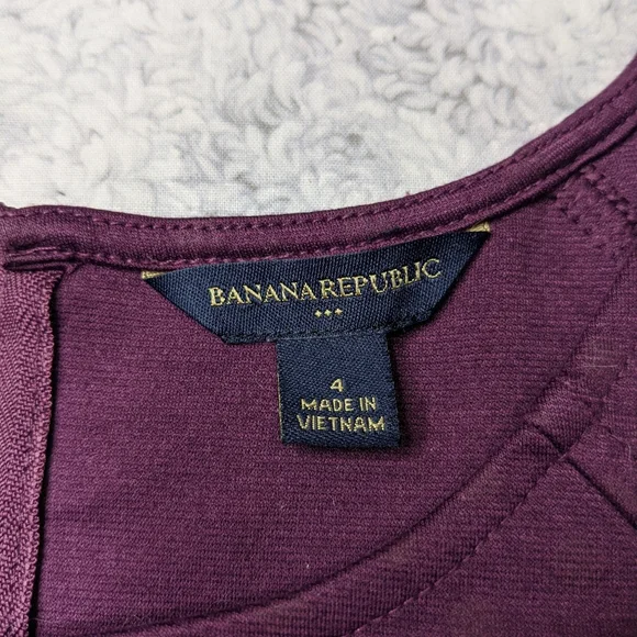 Banana Republic Factory Purple Sleeveless Top - 4 - Picture 4 of 6